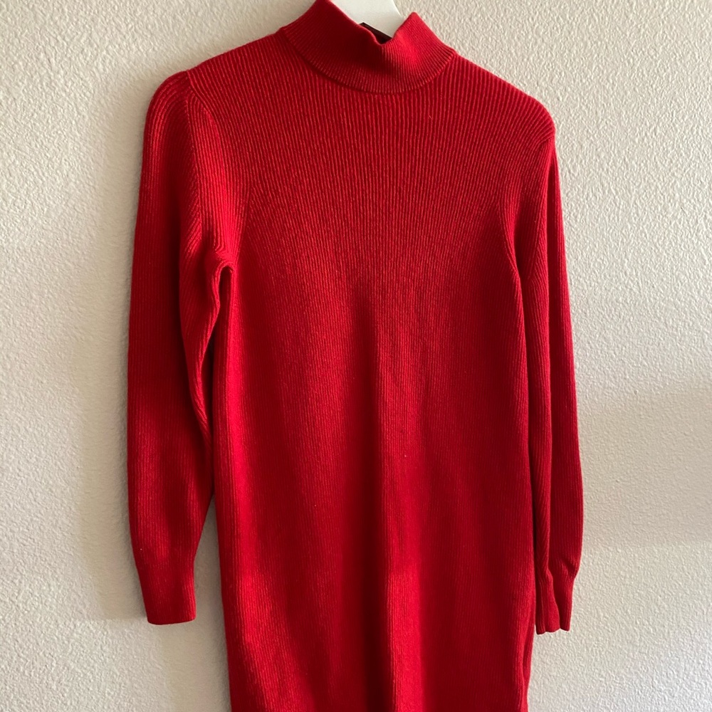Michael Kors Red sweater dress